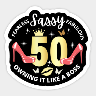 Fearless Sassy Sticker